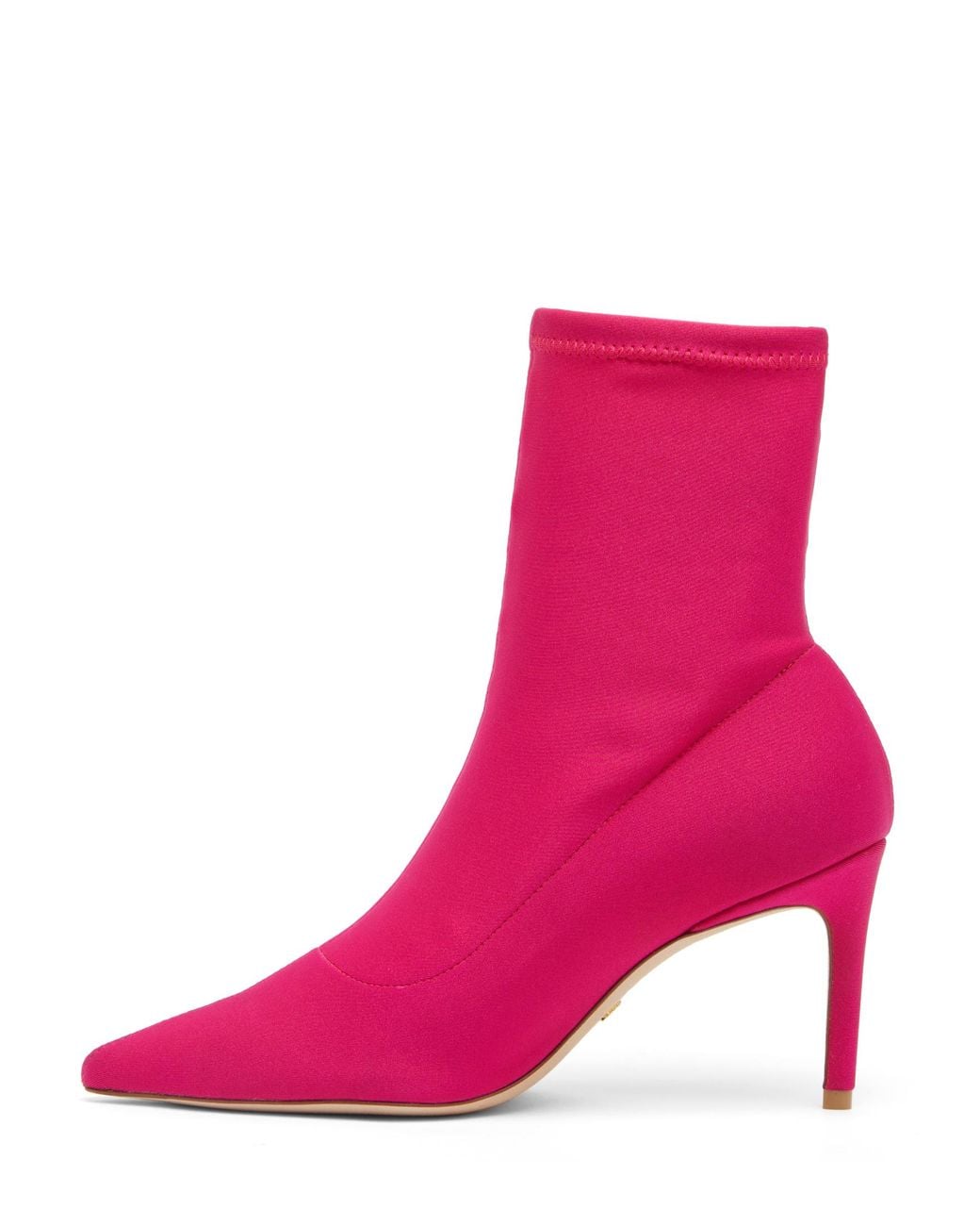 Stuart Weitzman Pink Stuart 85 Stretch Bootie