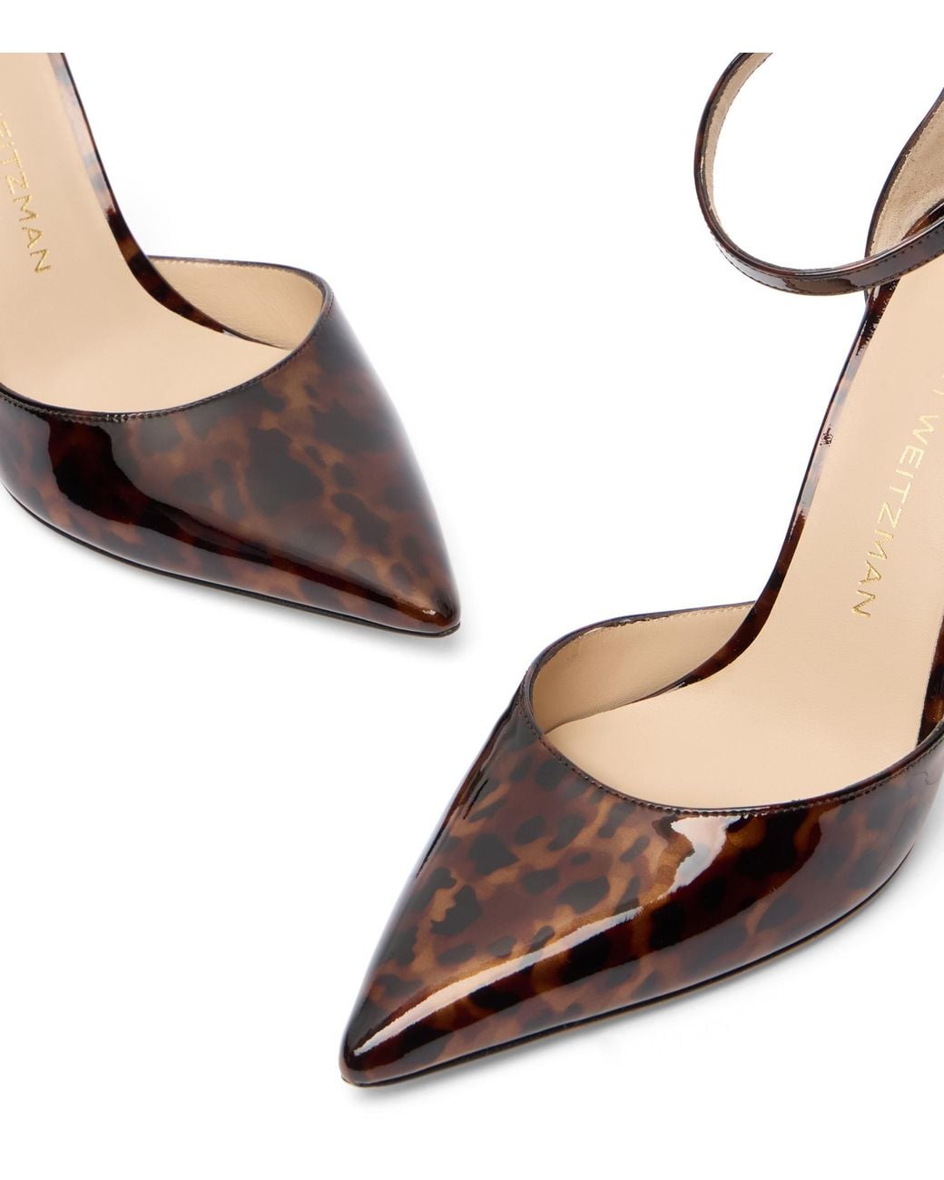Stuart Weitzman Brown Stuart Power Strap 85