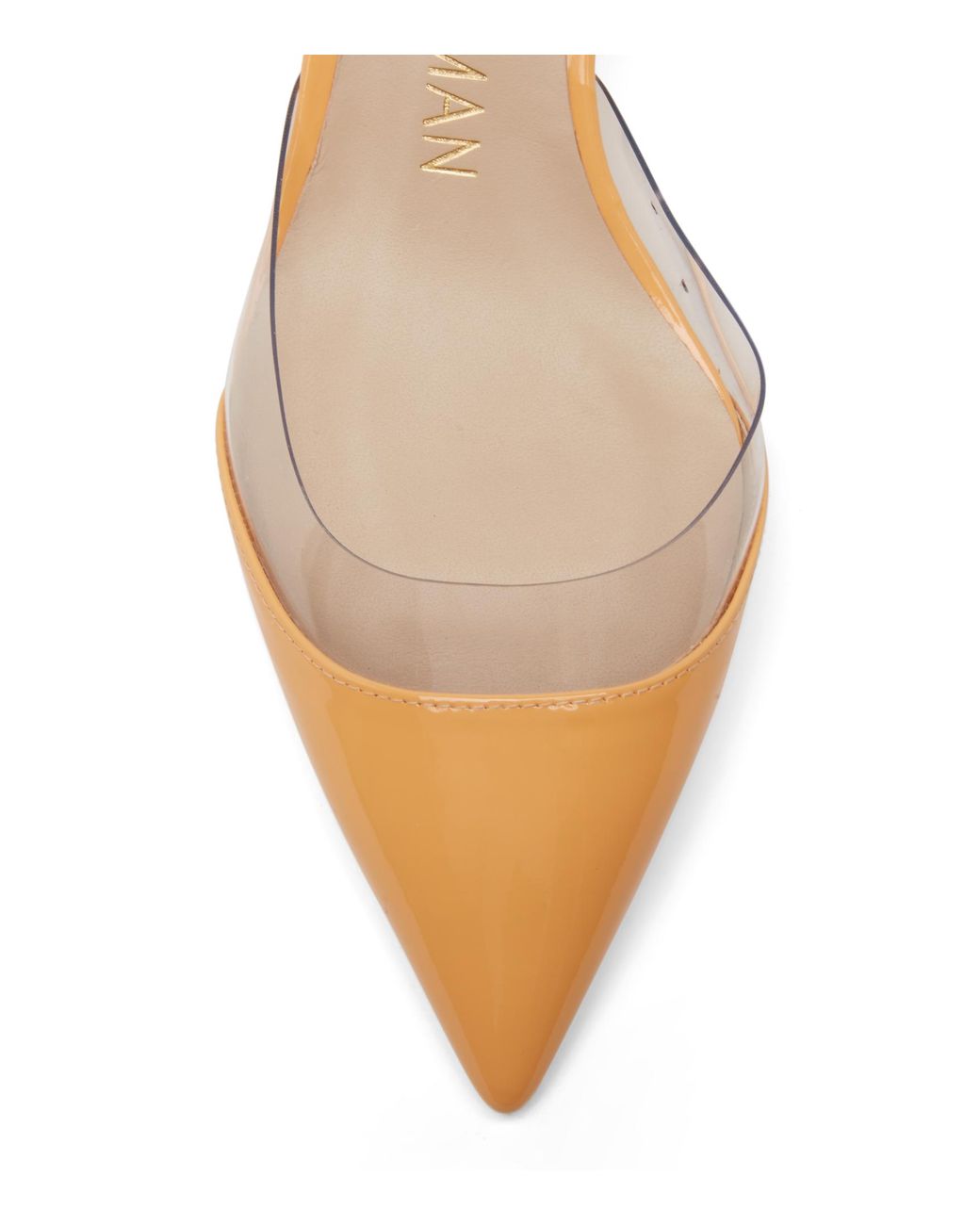 Stuart Weitzman Multicolor Lucite Sculpt Sling 50 Pm