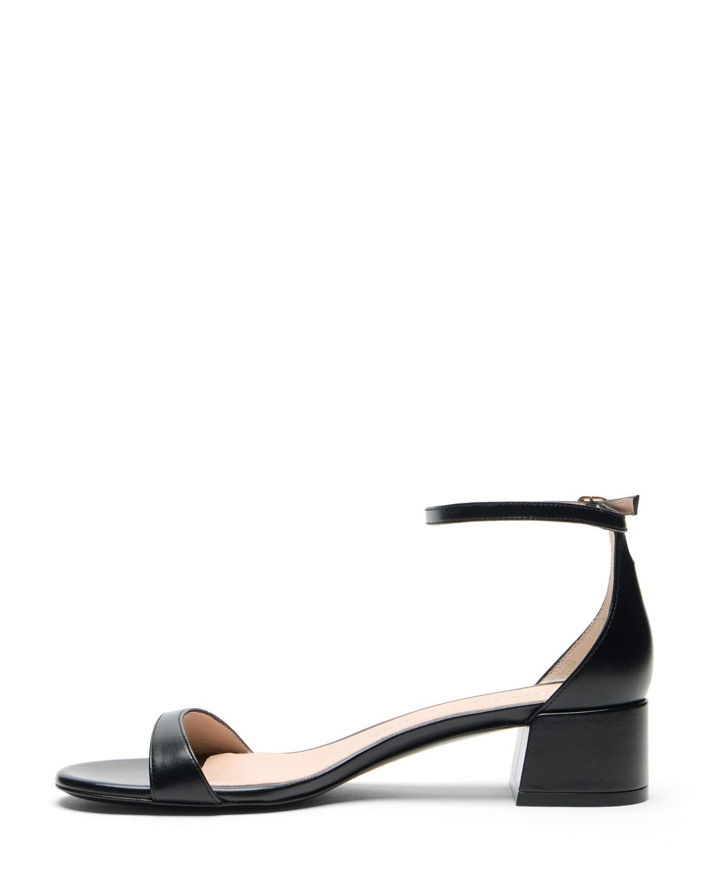 Stuart Weitzman Black Nudist Block