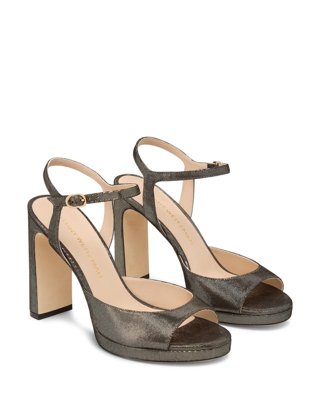 Stuart Weitzman Metallic Babette Platform
