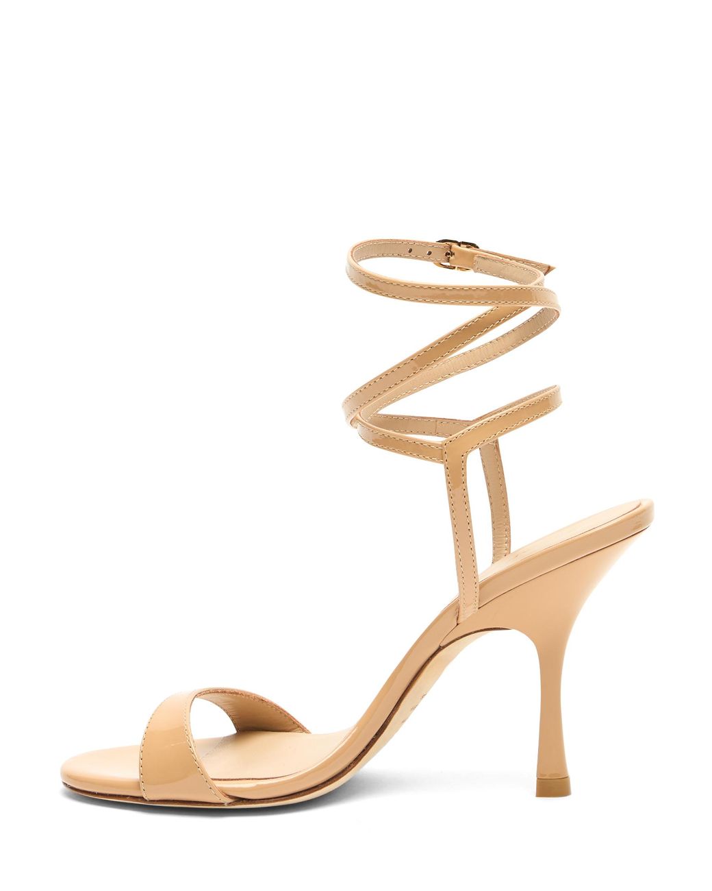 Stuart Weitzman Metallic Nudist Wrap 100