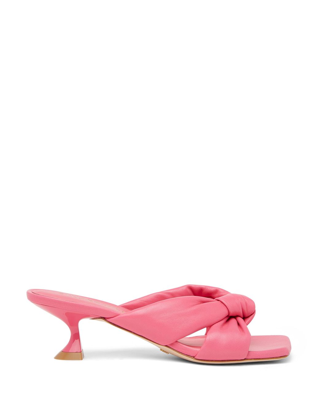 Stuart Weitzman Pink Playa 50 Knot Slide