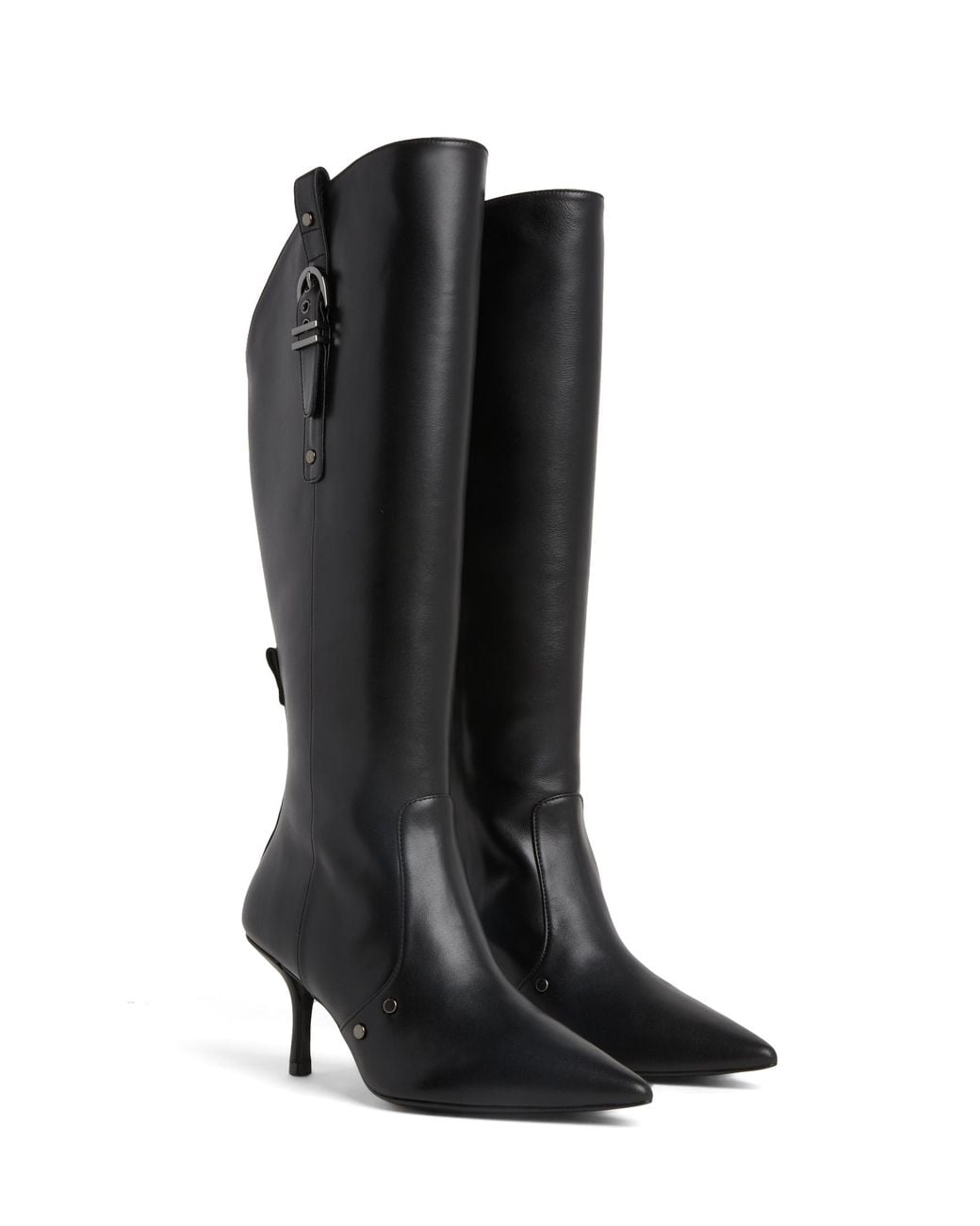 Stuart Weitzman Black Stuart Maverick 75 Boot
