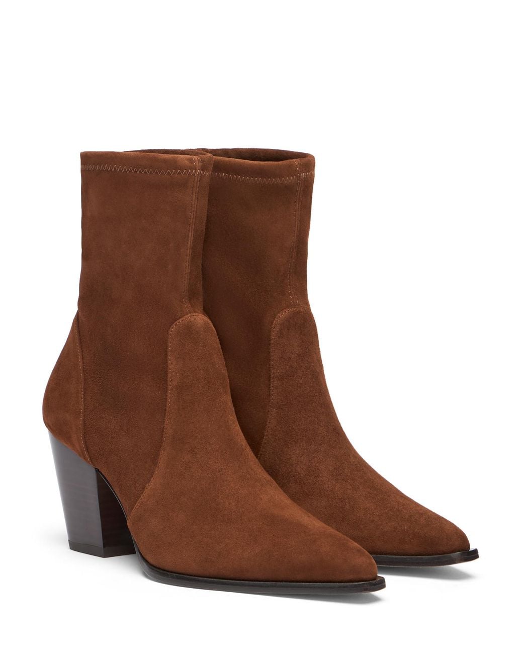 Stuart Weitzman Brown Jolene Bootie