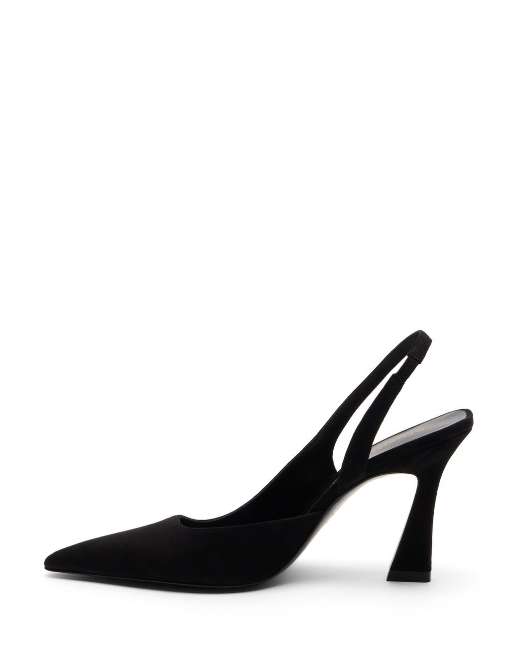Stuart Weitzman Black Vinnie 85 D'Orsay Slingback