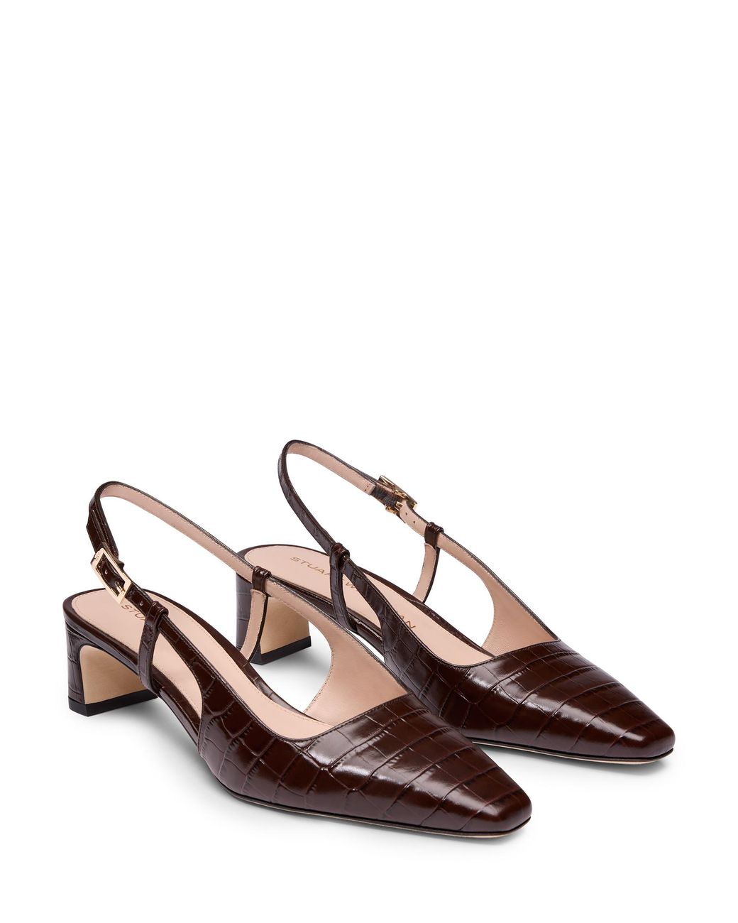 Pumps di Stuart Weitzman in Brown