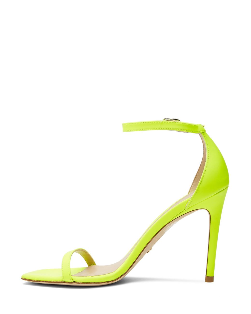 Stuart Weitzman Yellow Nudistcurve 100 Sandal