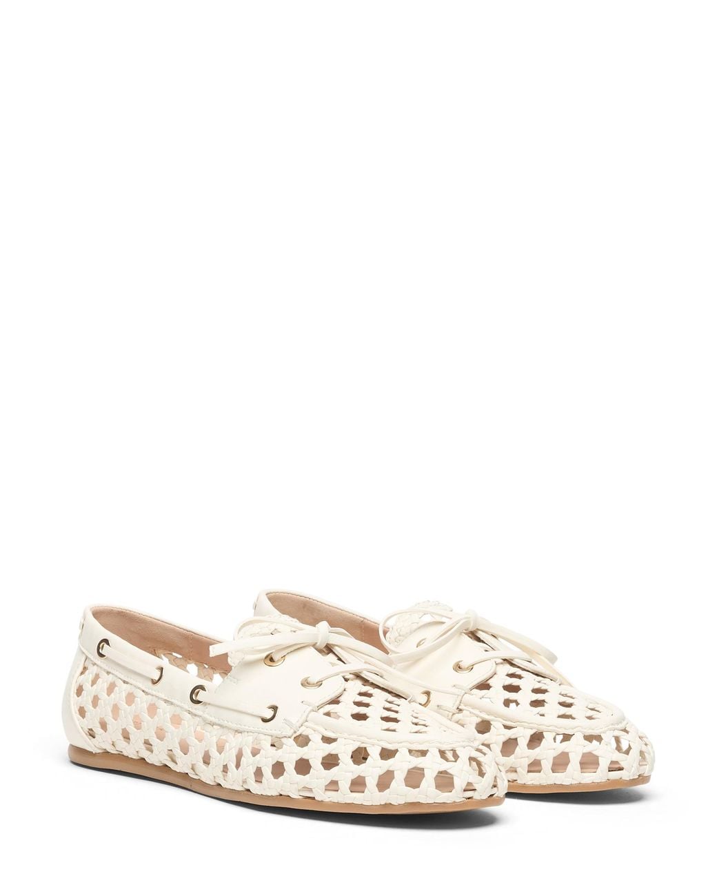 Stuart Weitzman Natural Loafers