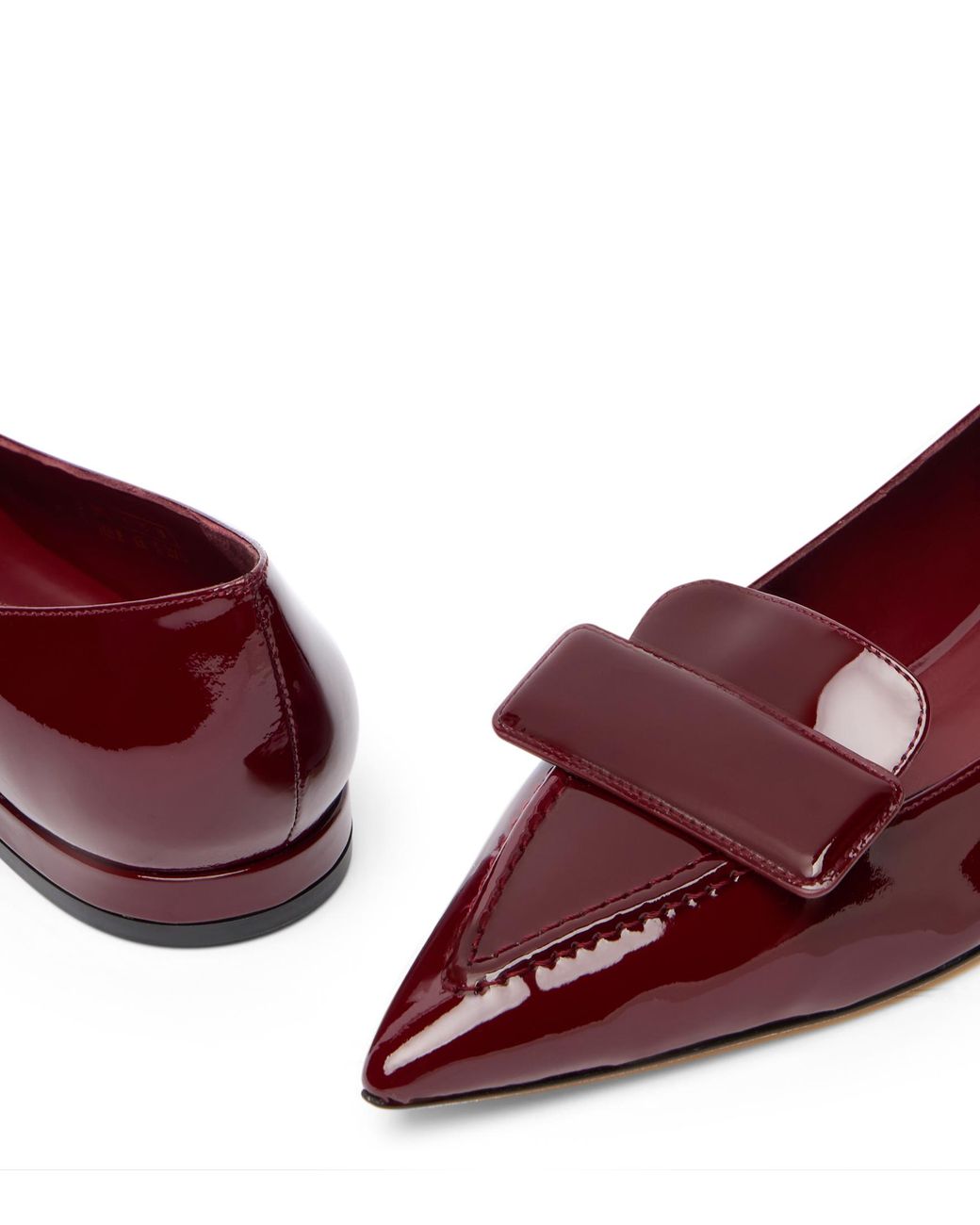 Stuart Weitzman Red Sovinnie Flat