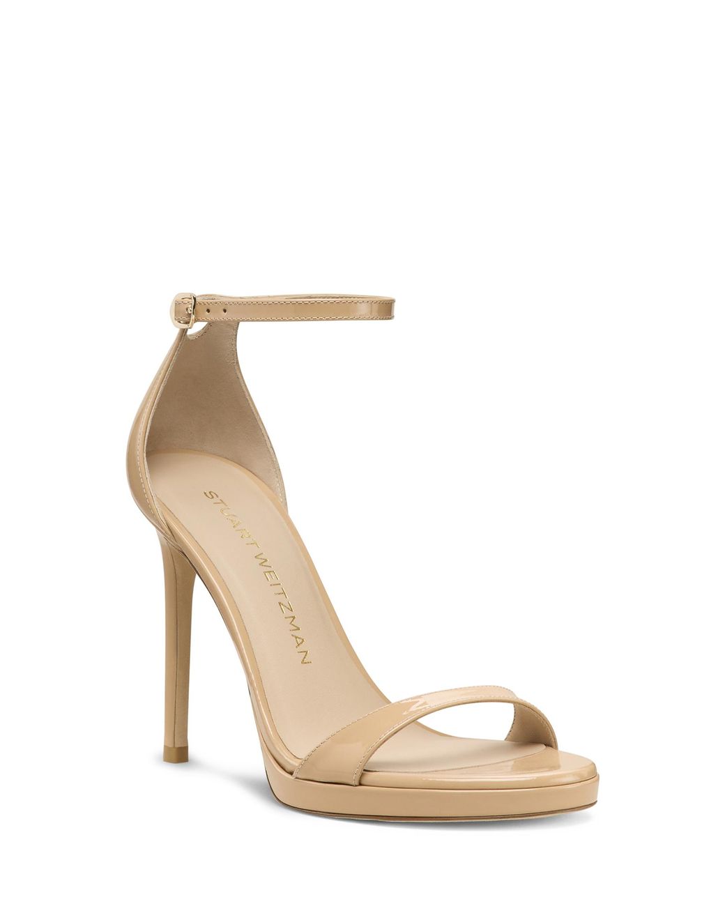 Nudist Platform di Stuart Weitzman in Natural