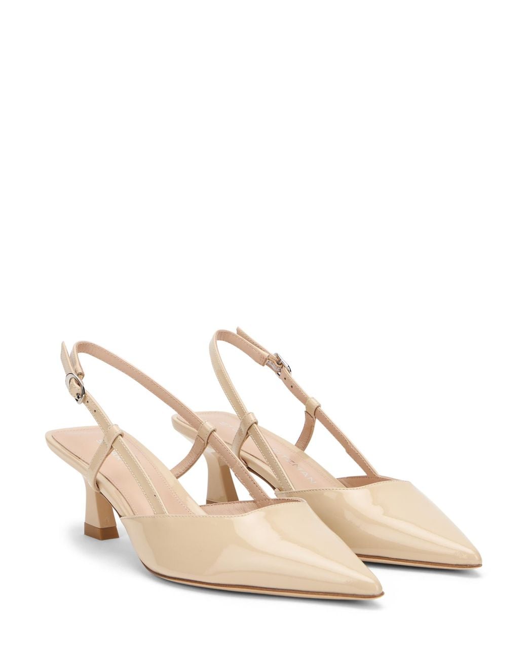 Vinnie 50 Slingback di Stuart Weitzman in Natural
