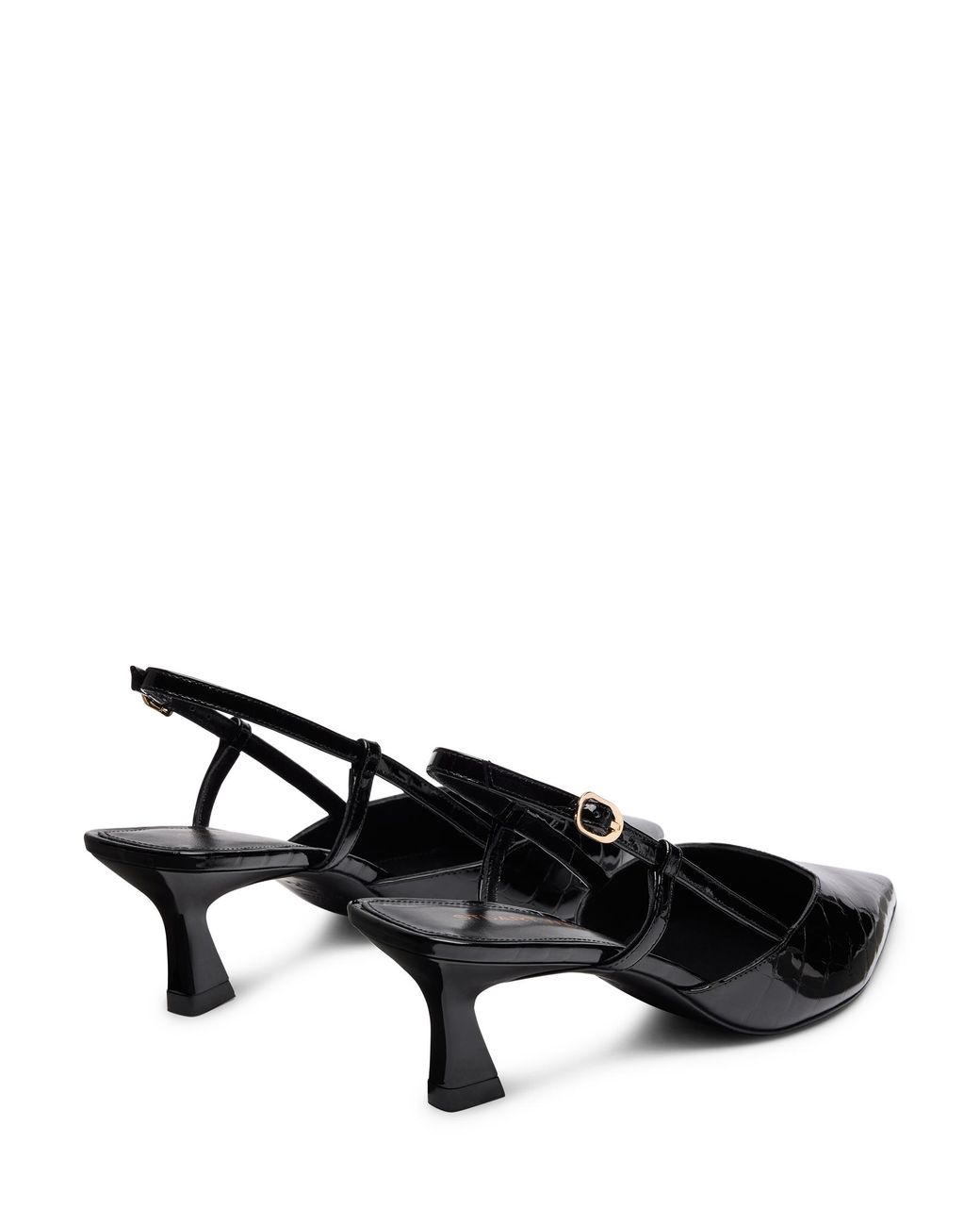 Stuart Weitzman Black Vinnie 50 Slingback