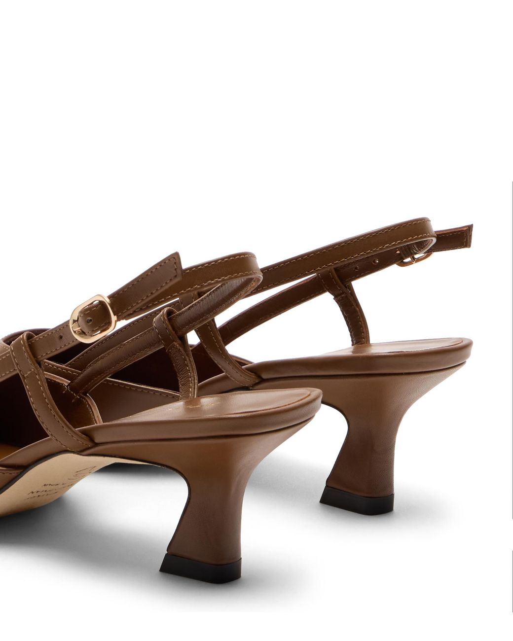 Stuart Weitzman Brown Vinnie 50 Slingback