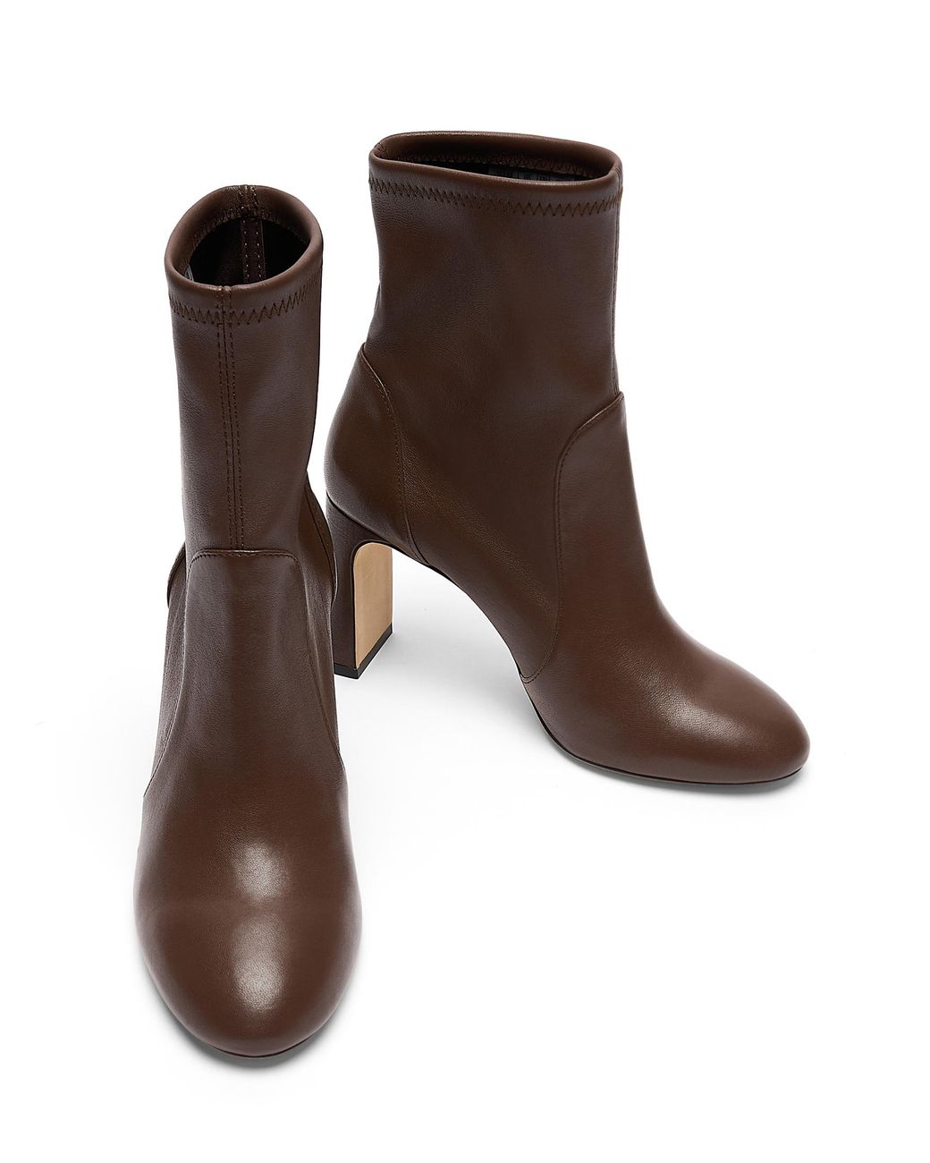 Stuart Weitzman Brown Babette Bootie 85