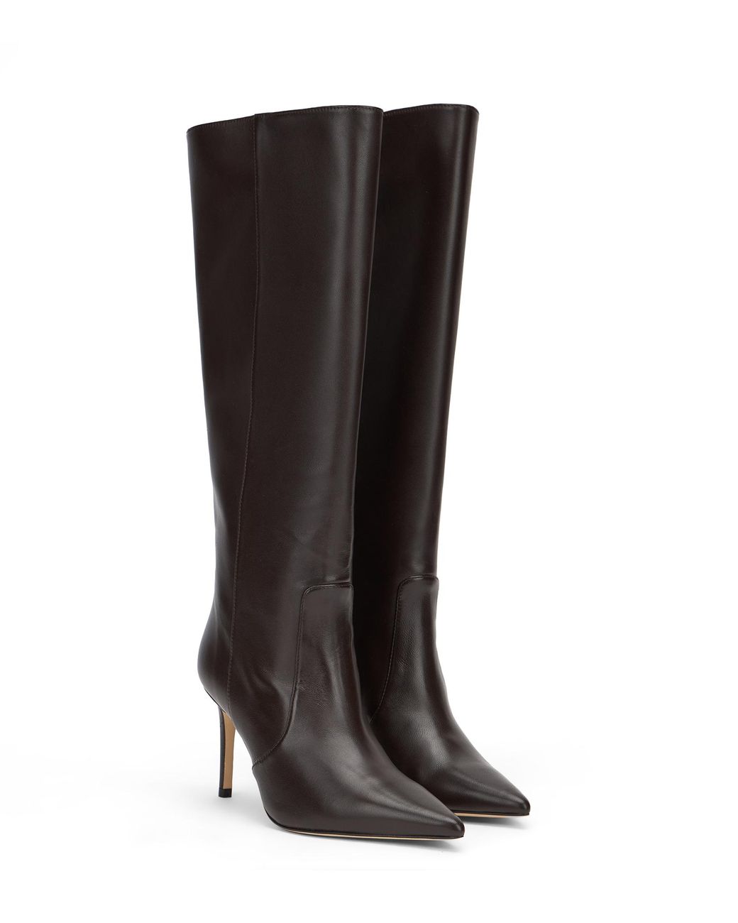 Stuart Power Boot 85 di Stuart Weitzman in Brown