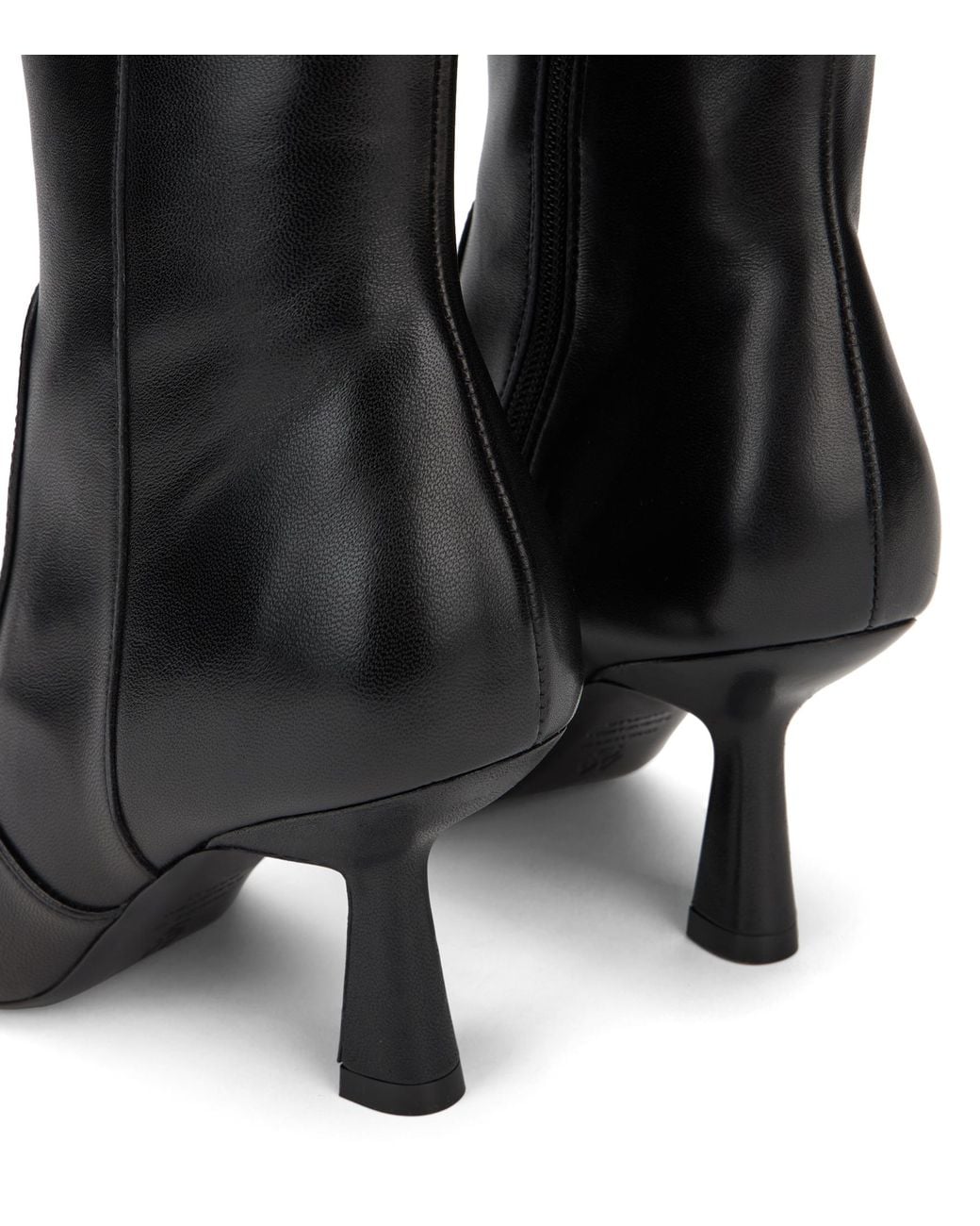 Stuart Super Sculpt Zip Boot 75 di Stuart Weitzman in Black