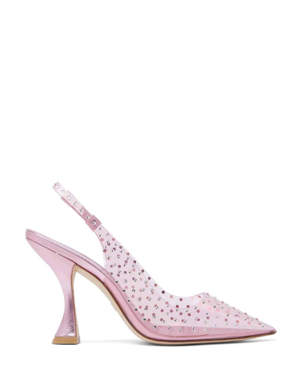 Stuart Weitzman Pink Glam Xcurve 100 Slingback