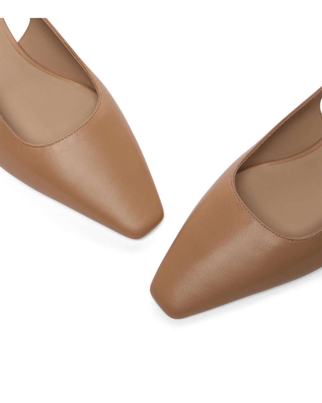 Stuart Weitzman Natural Stassi Slingback 50