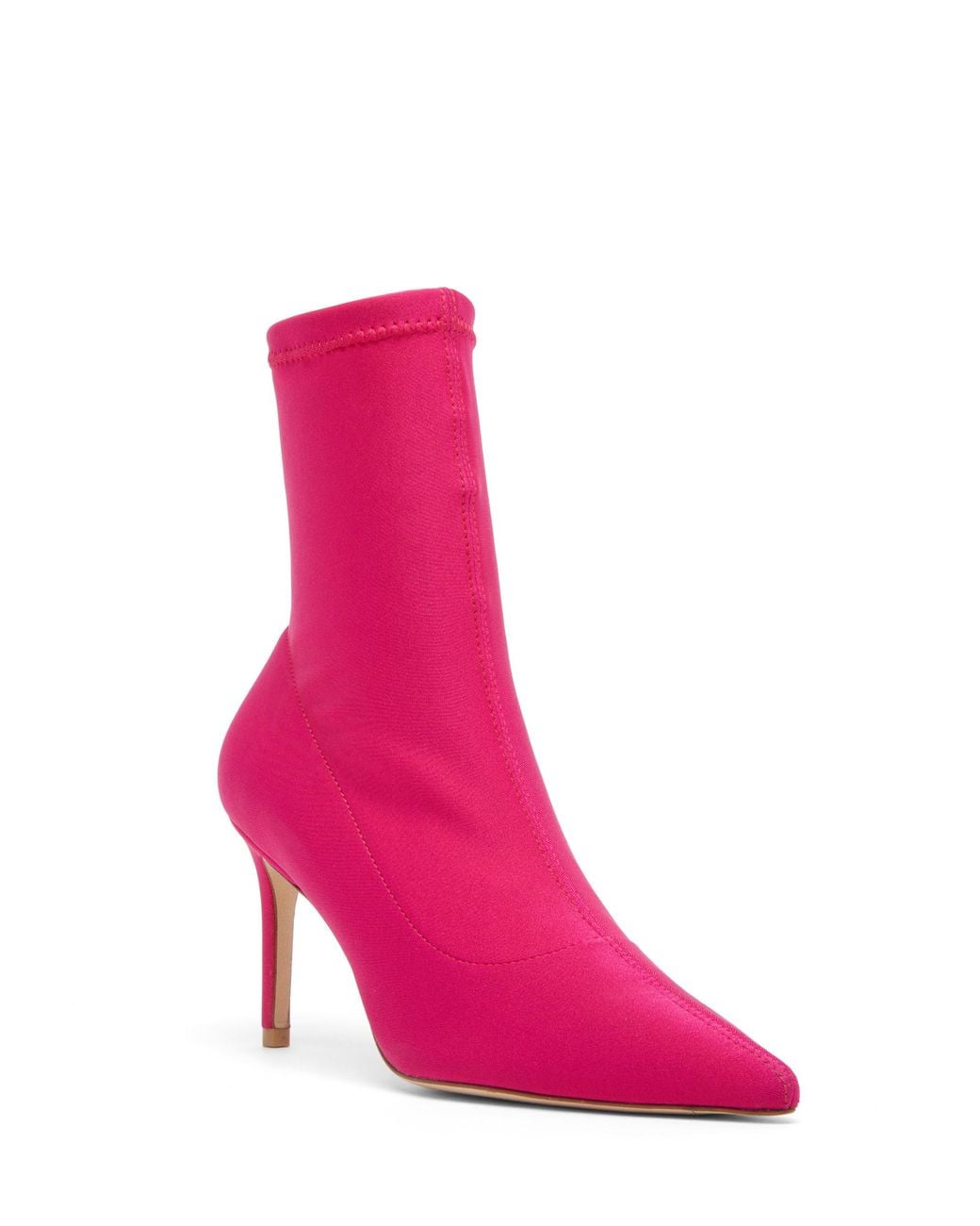 Stuart Weitzman Pink Stuart 85 Stretch Bootie