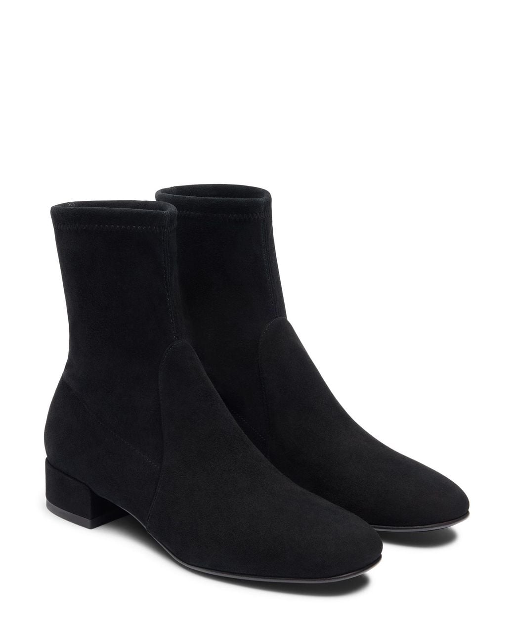 Stuart Weitzman Black Bacari Bootie 25