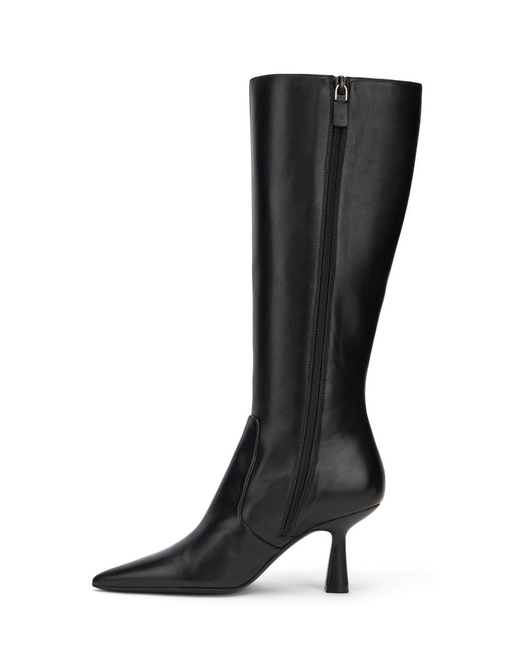 Stuart Super Sculpt Zip Boot 75 di Stuart Weitzman in Black