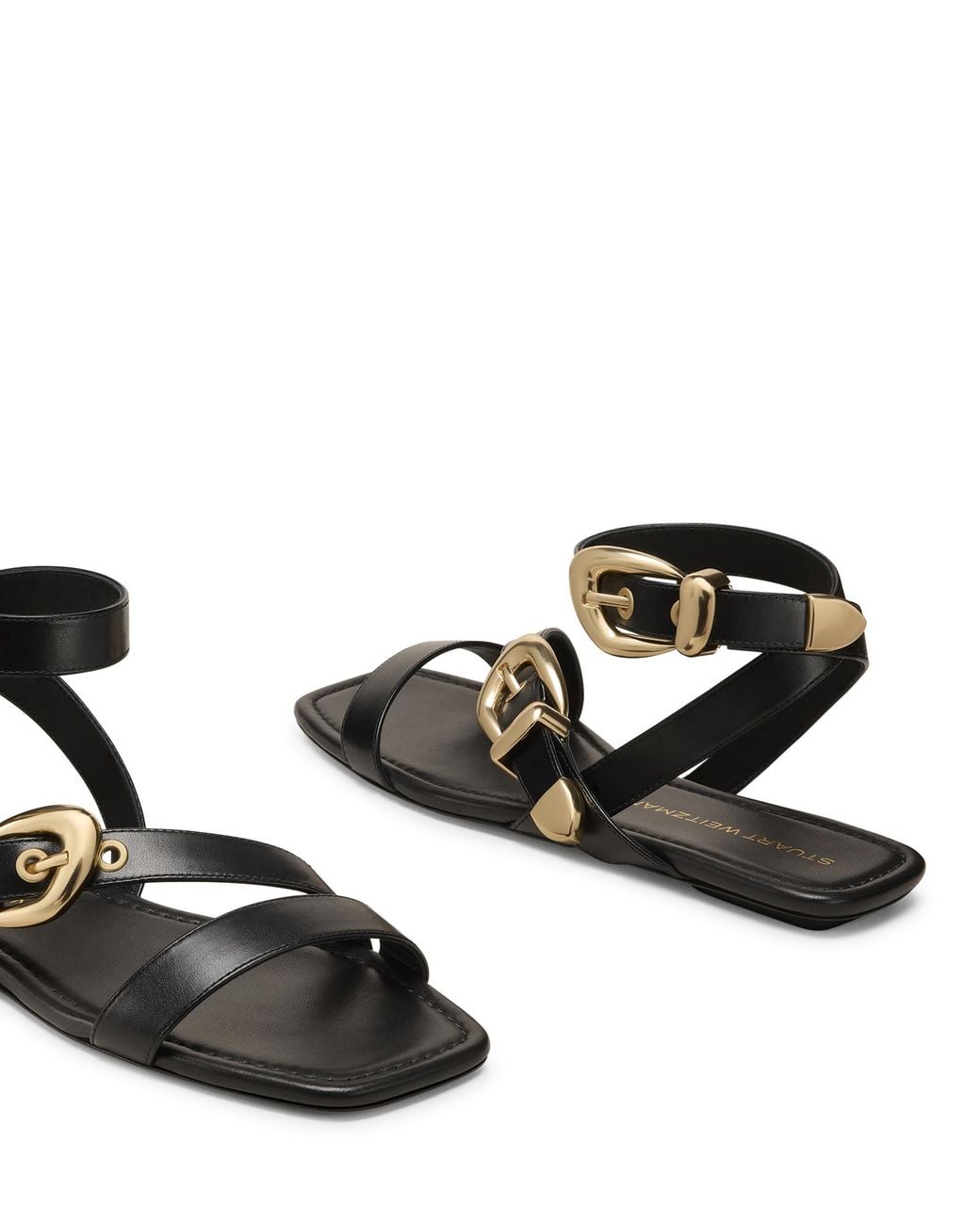 Stuart Weitzman Black Maven Sandal