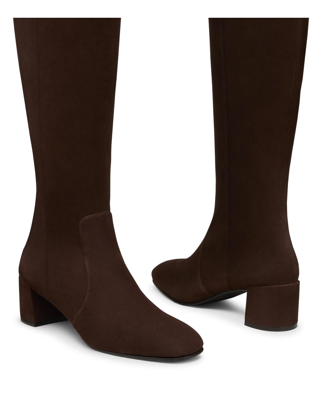 Maeve Zip Boot di Stuart Weitzman in Brown
