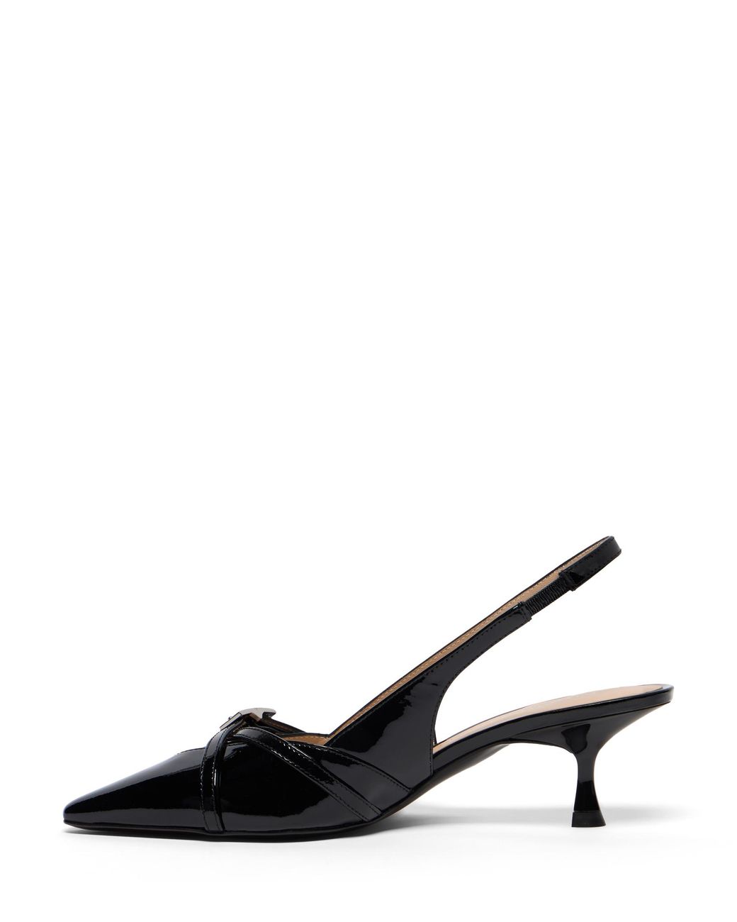 Stuart Weitzman Black Georgie Slingback 50