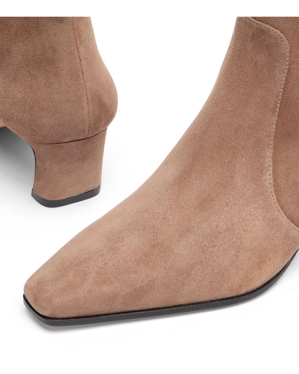 Stuart Weitzman Brown Stassi Zip Bootie 50