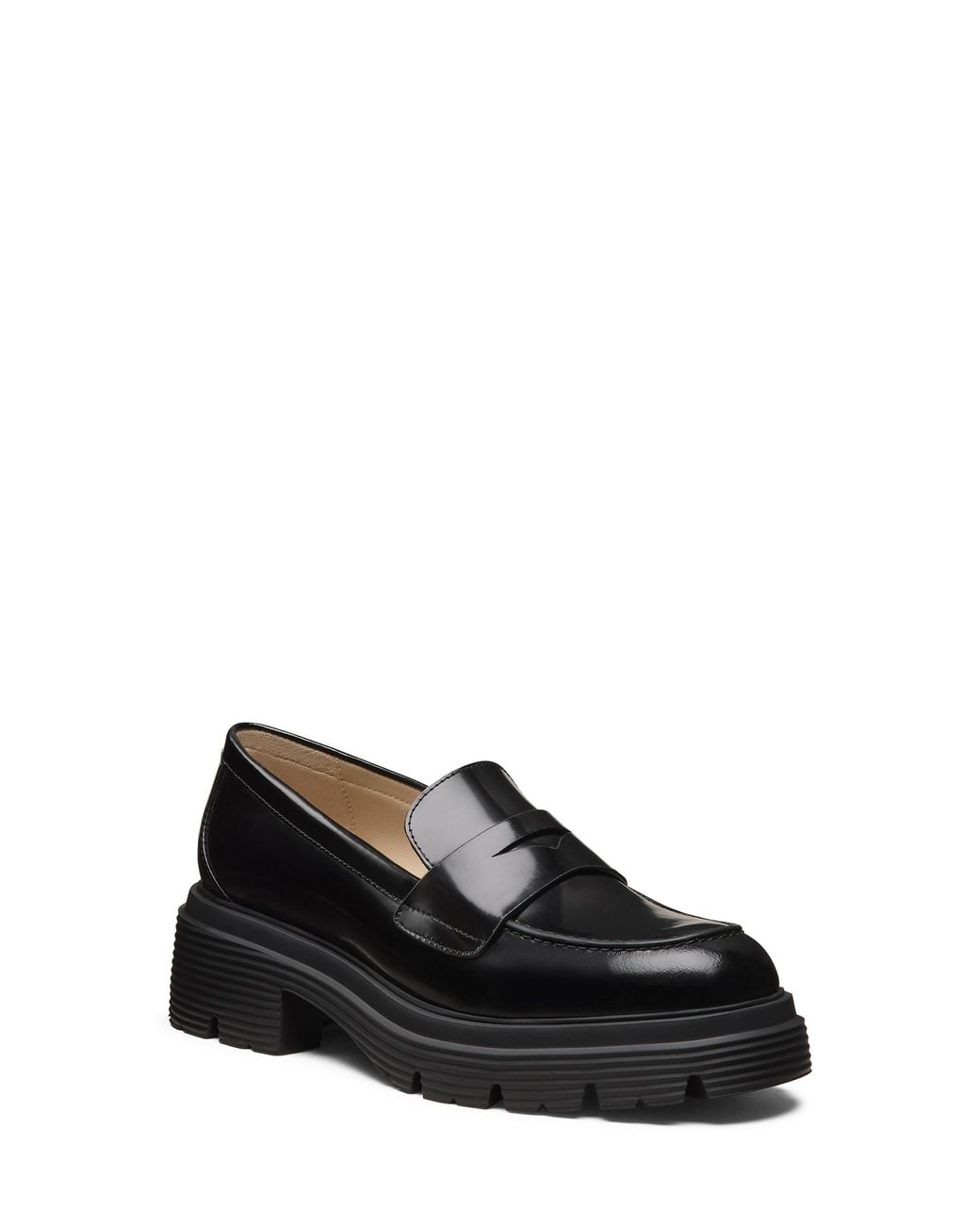 Stuart Weitzman Black Hudson Lite Loafer