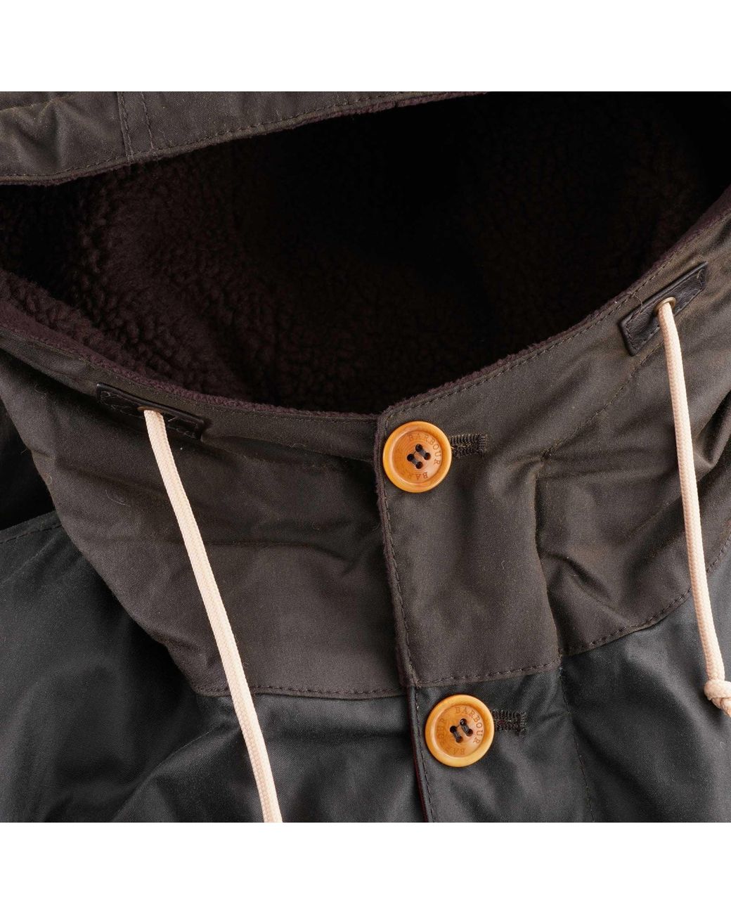 Barbour Gray Game Waxed Cotton Parka for men