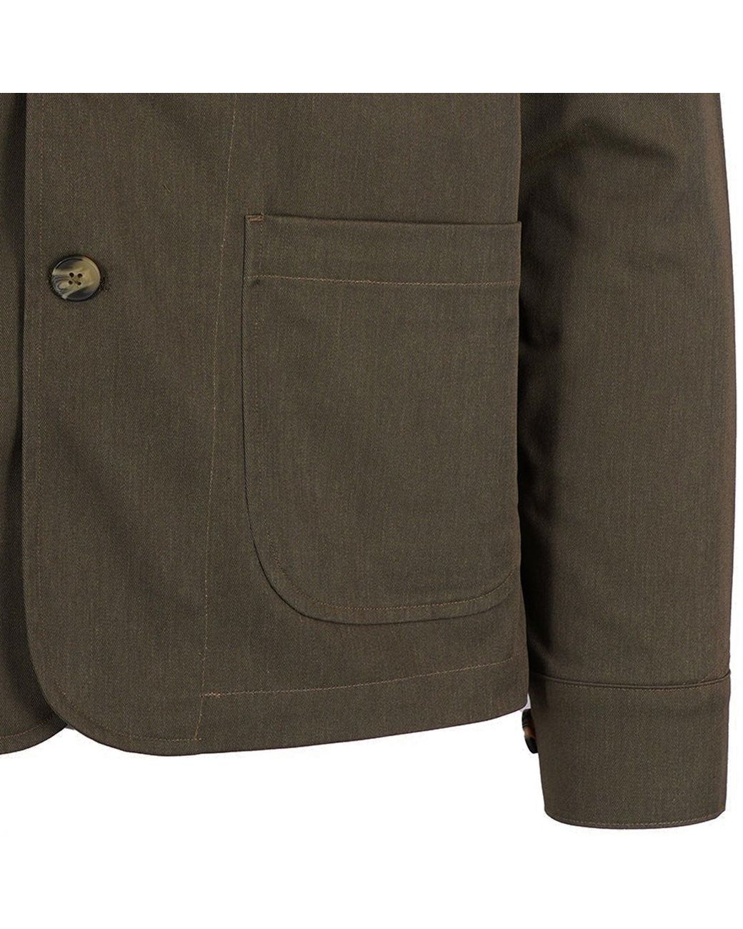 real hoxton Green Chore Jacket for men