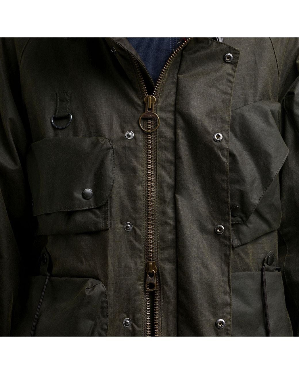 Barbour X Norbit Black Ripstop Wax Jacket for men