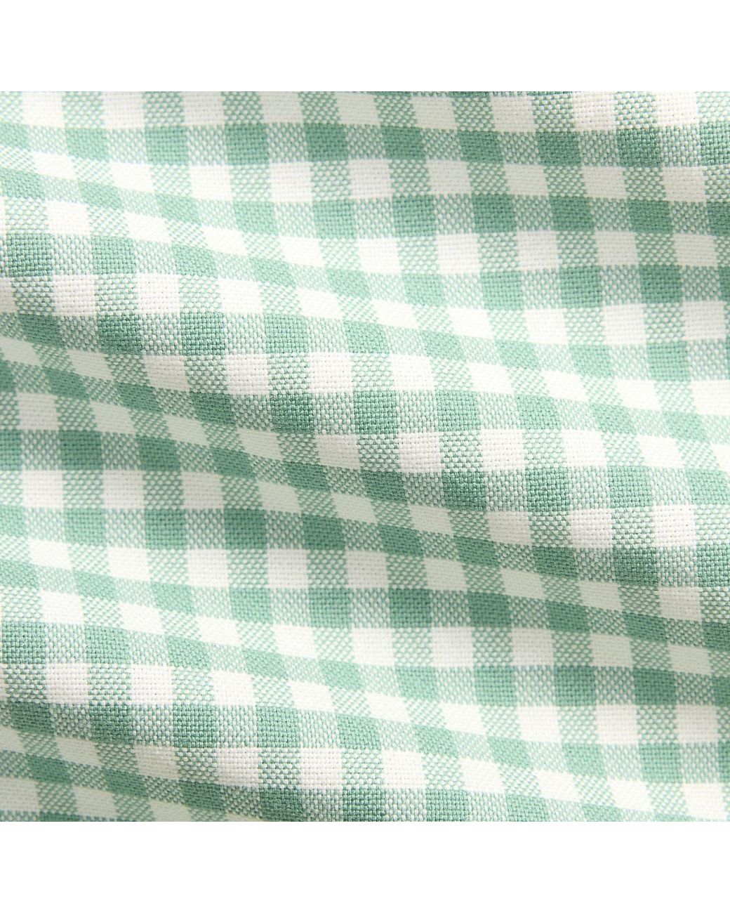 Polo Ralph Lauren Green Custom Fit Gingham Oxford Shirt for men