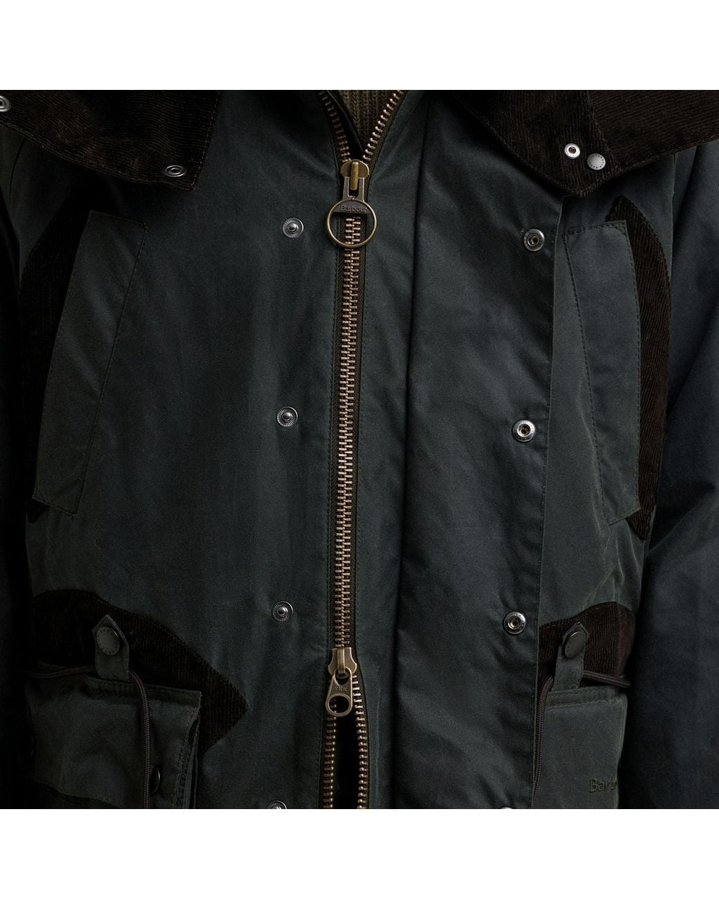 Barbour X Norbit Black Long Wax Jacket for men