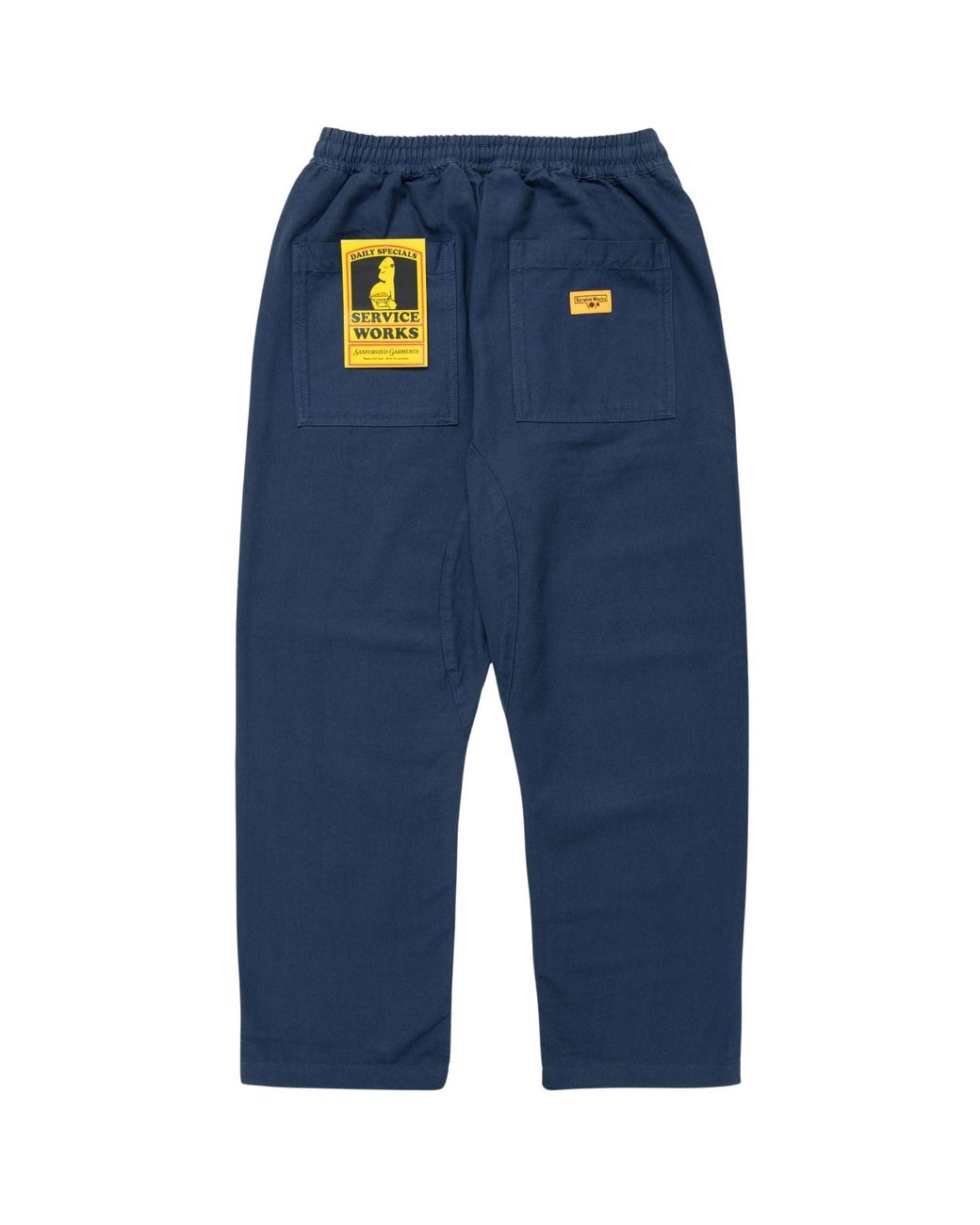 Service Works Blue Classic Chef Pants for men