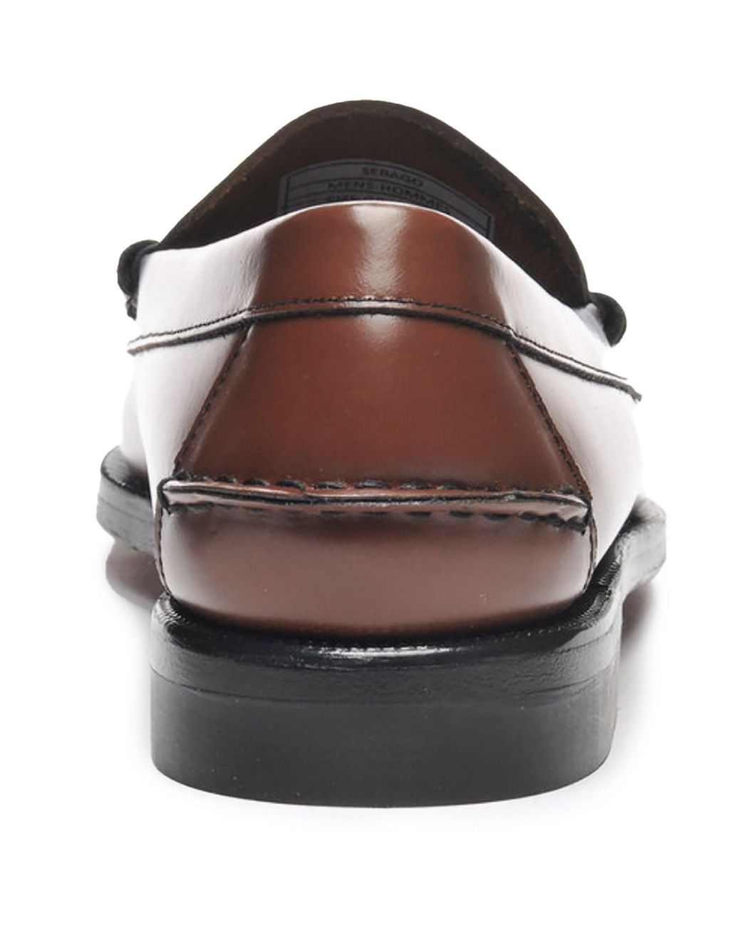 Sebago Brown Classic Dan Leather Loafer for men