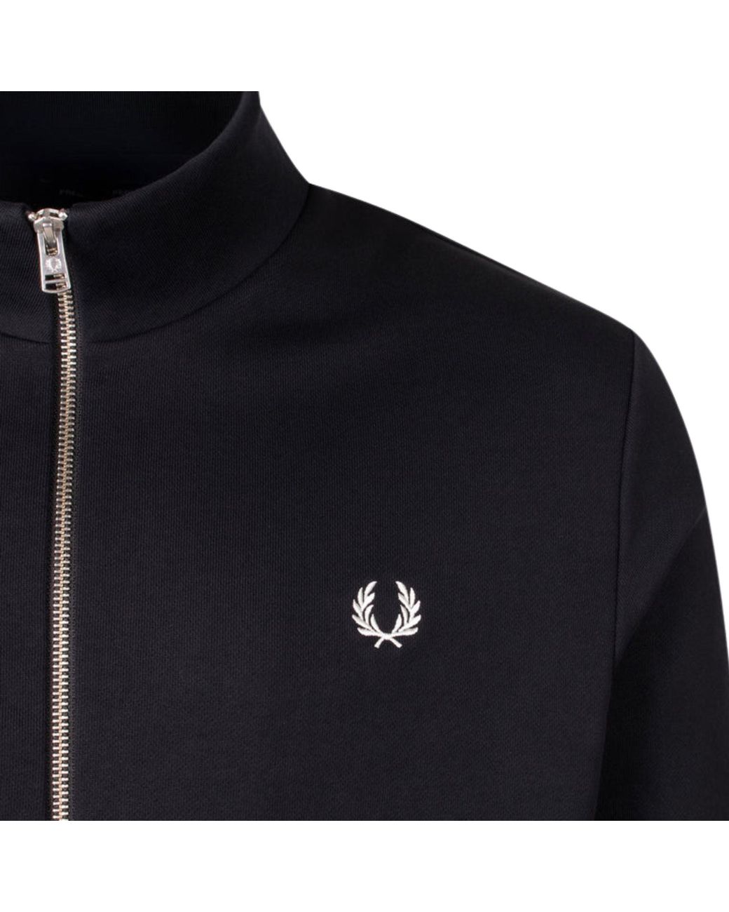 Fred Perry Blue Zip Through Sweatshirt for men