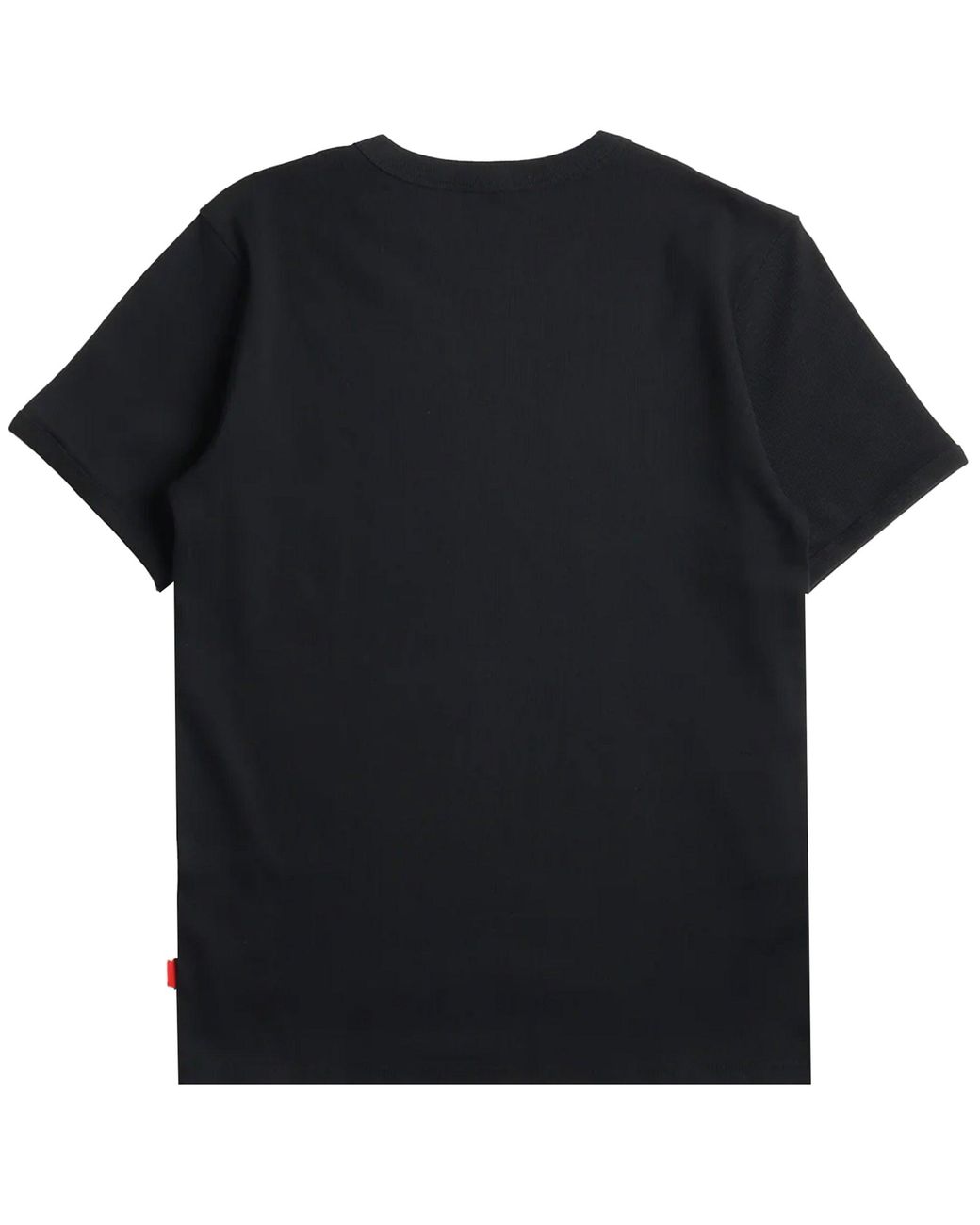 Healthknit Black Heavyweight Rib Crew T-Shirt for men