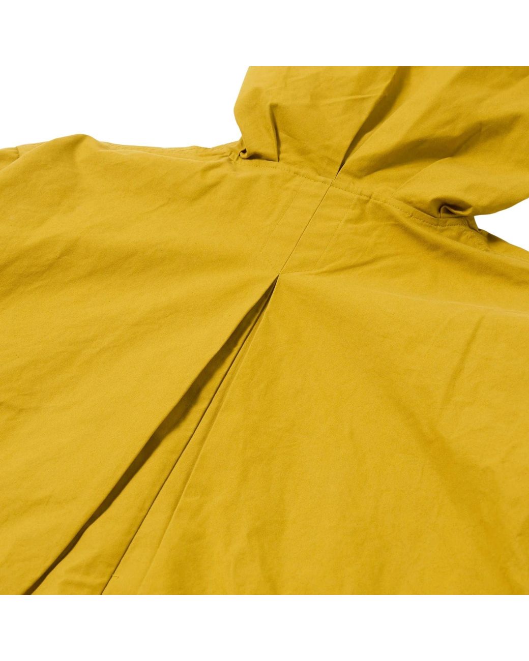 Universal Works Yellow British Wax Cotton Boston Parka for men