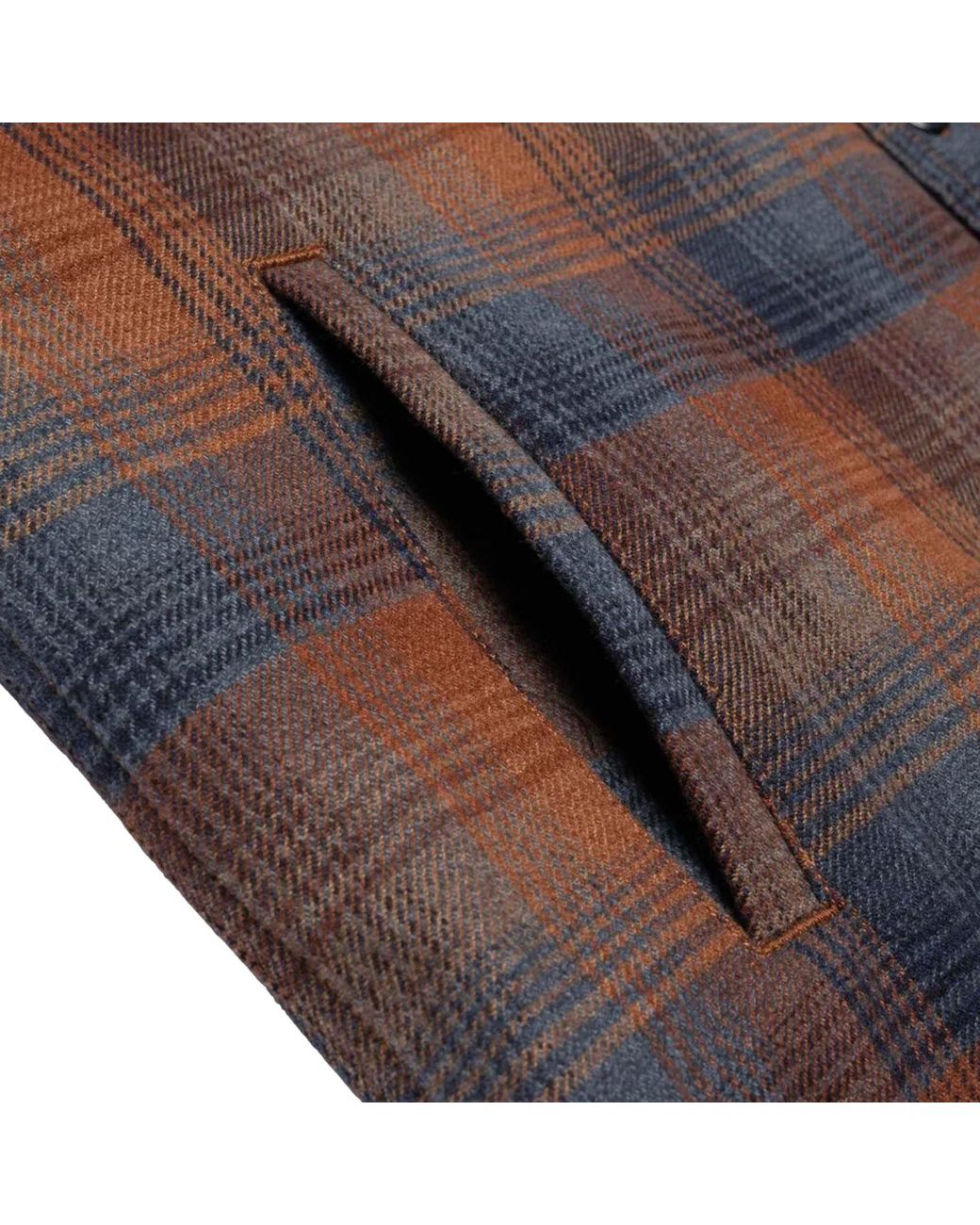 Nudie Jeans Brown Glenn Padded Shirt for men
