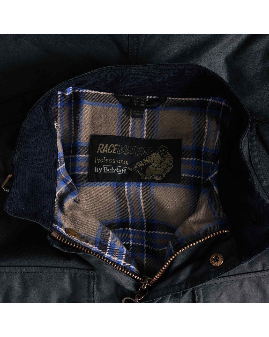 Belstaff Blue Racemaster Jacket for men