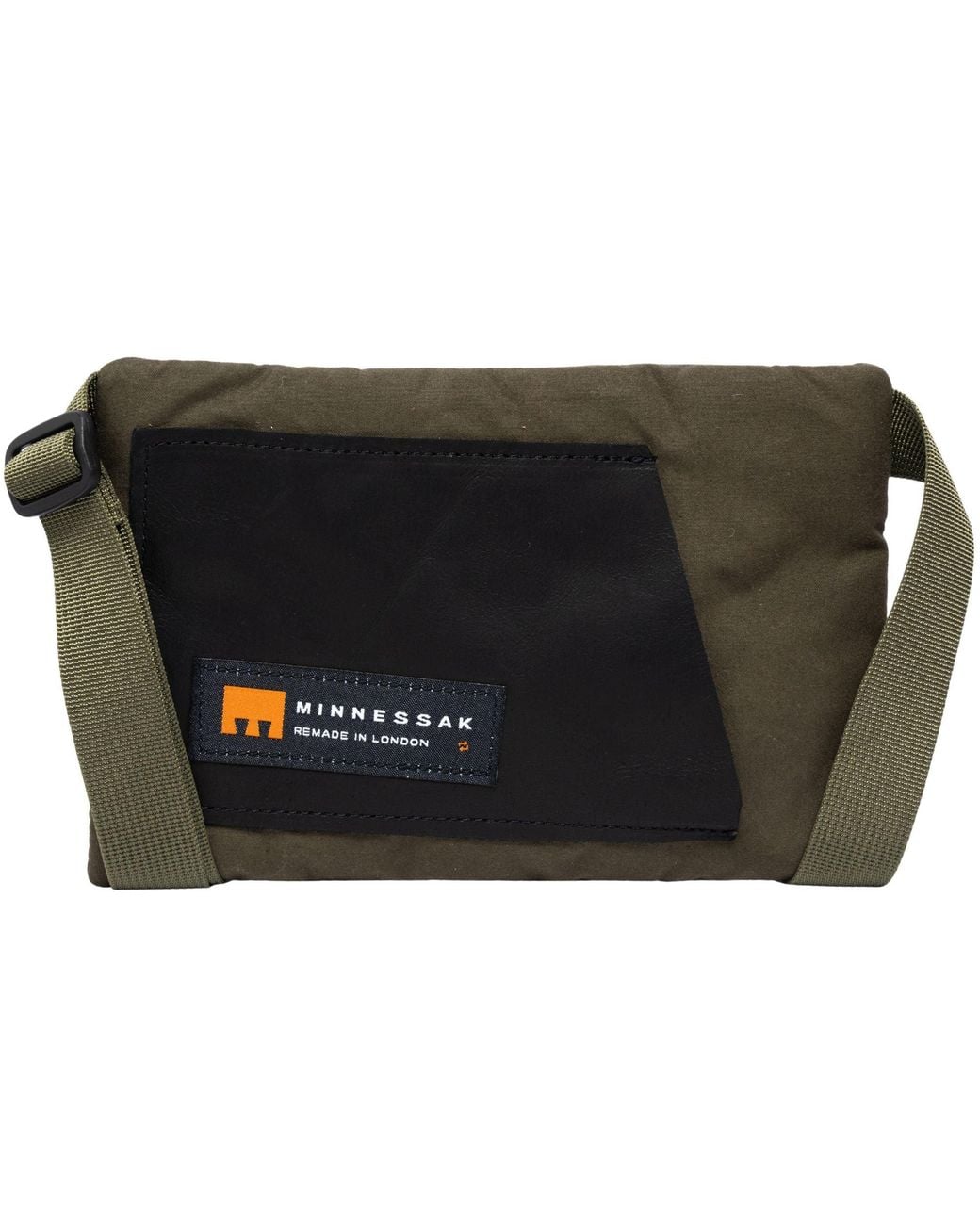 MINNESSAK Green Neck Tie B Bag for men