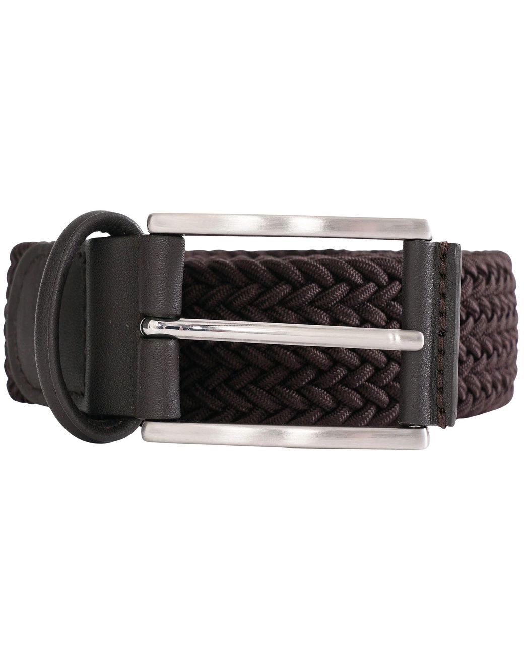 Andersons Black Woven Belt for men