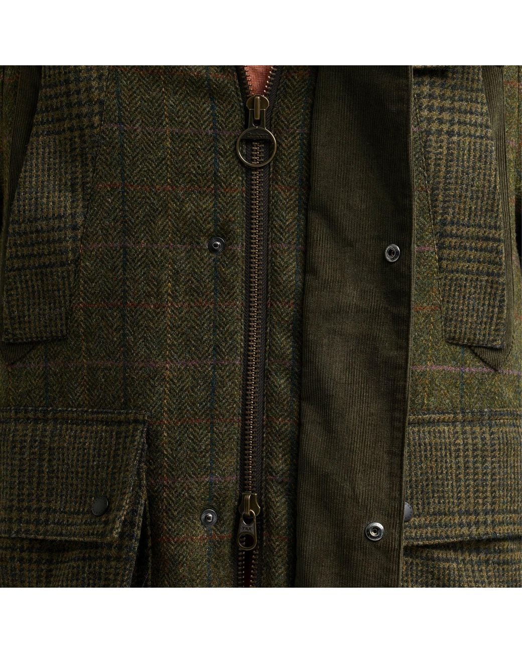 Barbour X Norbit Green Wool Jacket for men