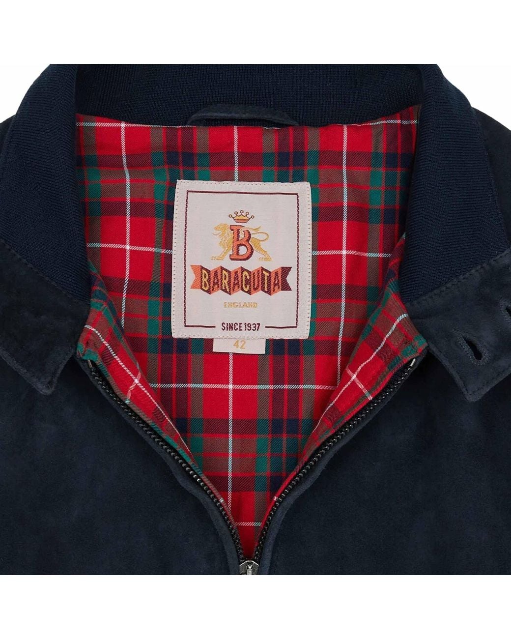 Baracuta Blue G9 Suede for men