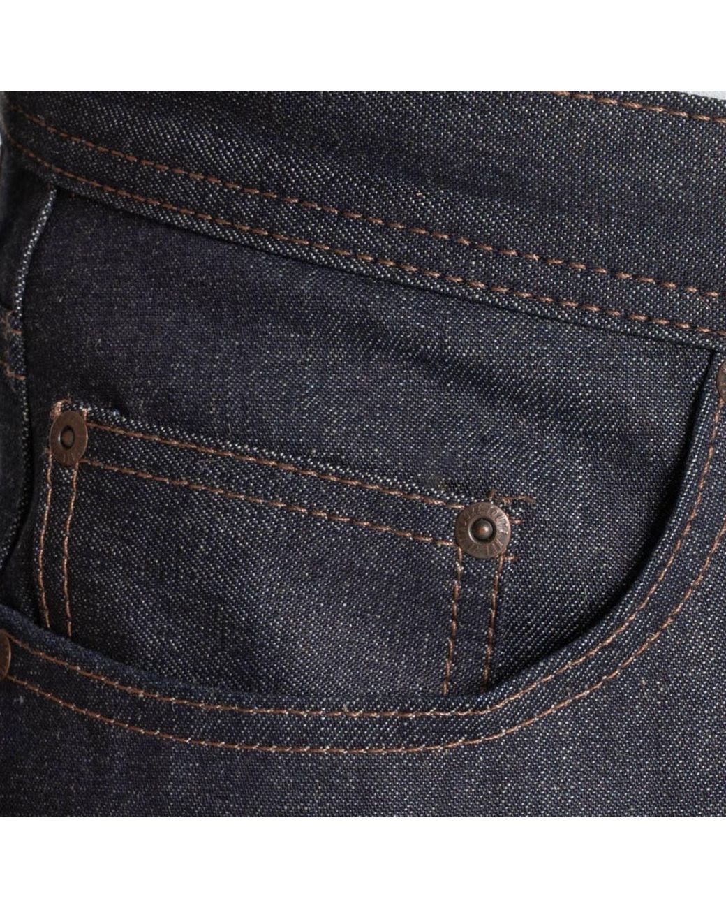 Naked & Famous Gray Weird Guy Hemp Blend Selvedge for men