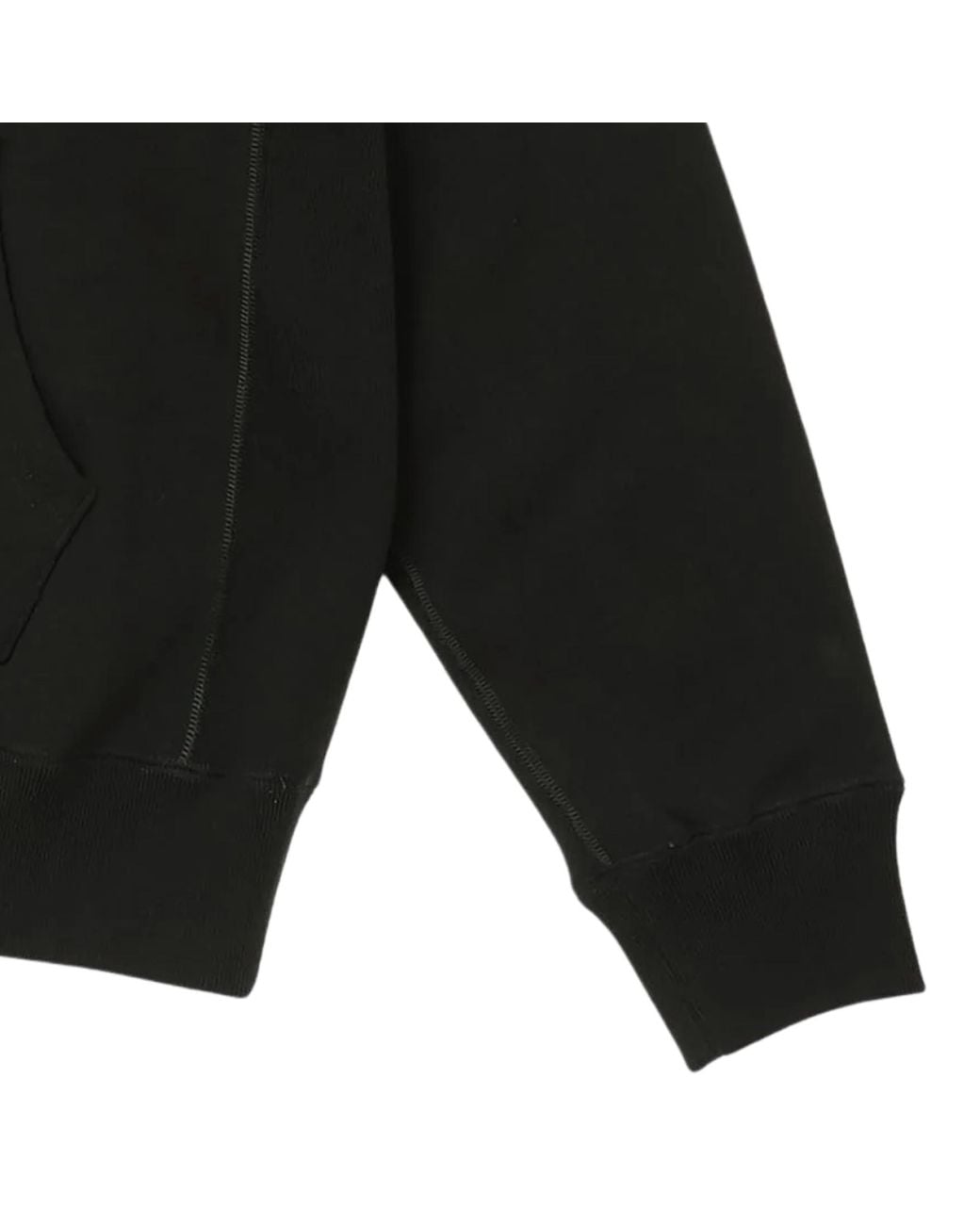 Wonder Looper Black Pullover Hoodie Super Looper French Terry for men