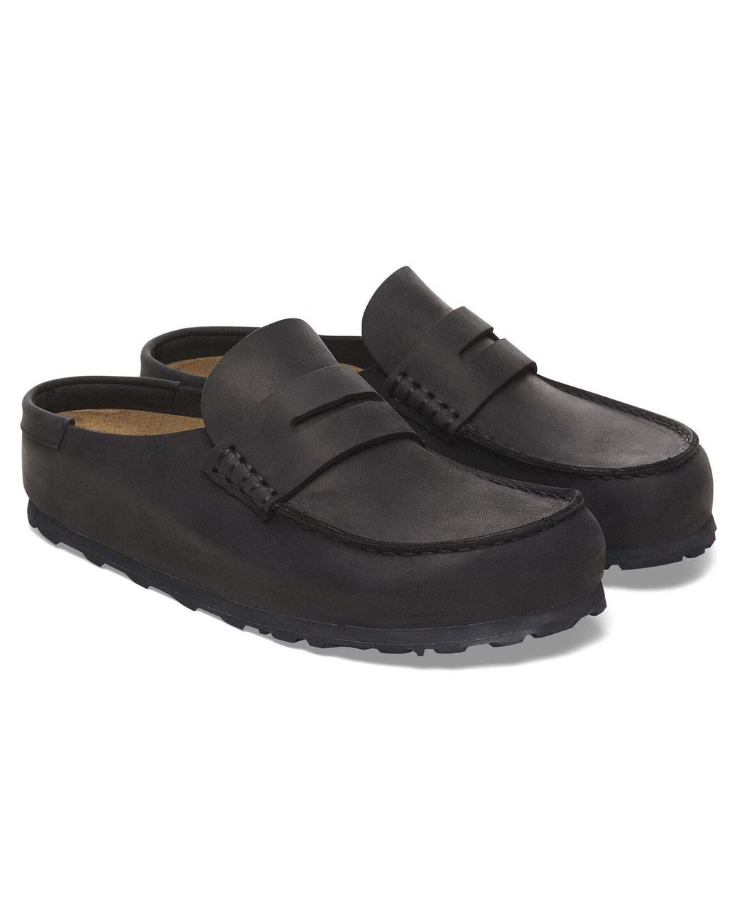 Birkenstock Black Naples Wrapped for men